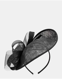 Morgan & Taylor - Courtney Fascinator in Black