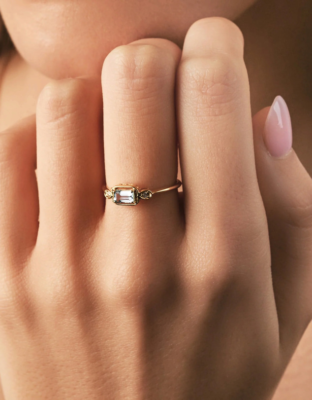 Von Treskow - Maeve Sky Blue Topaz Ring