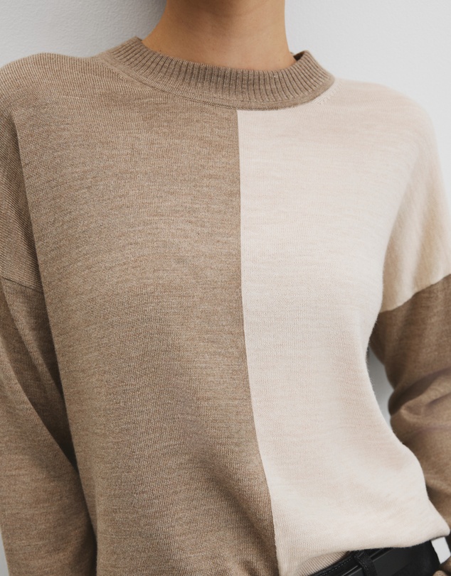 Country Road - Colour Block Merino Knit