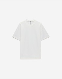Calibre - Loose Fit Crepe T-shirt White