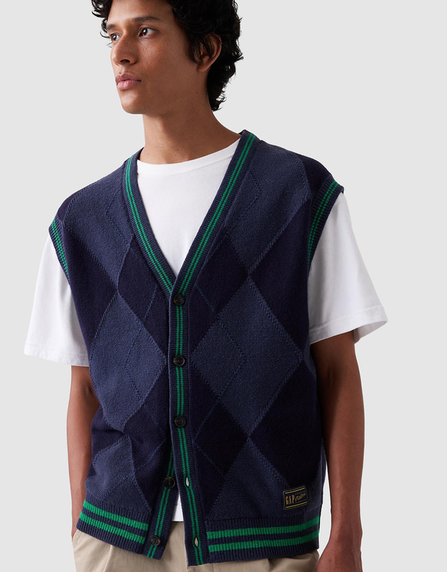 GAP - GAP X Malbon V Neck Sweater Vest