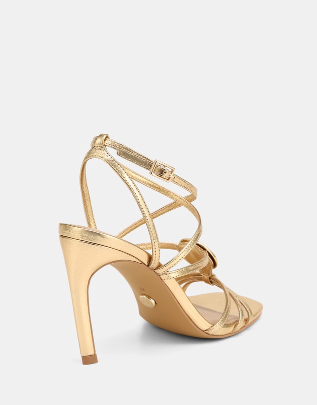 Wittner - Tatum Metallic Leather High Heels