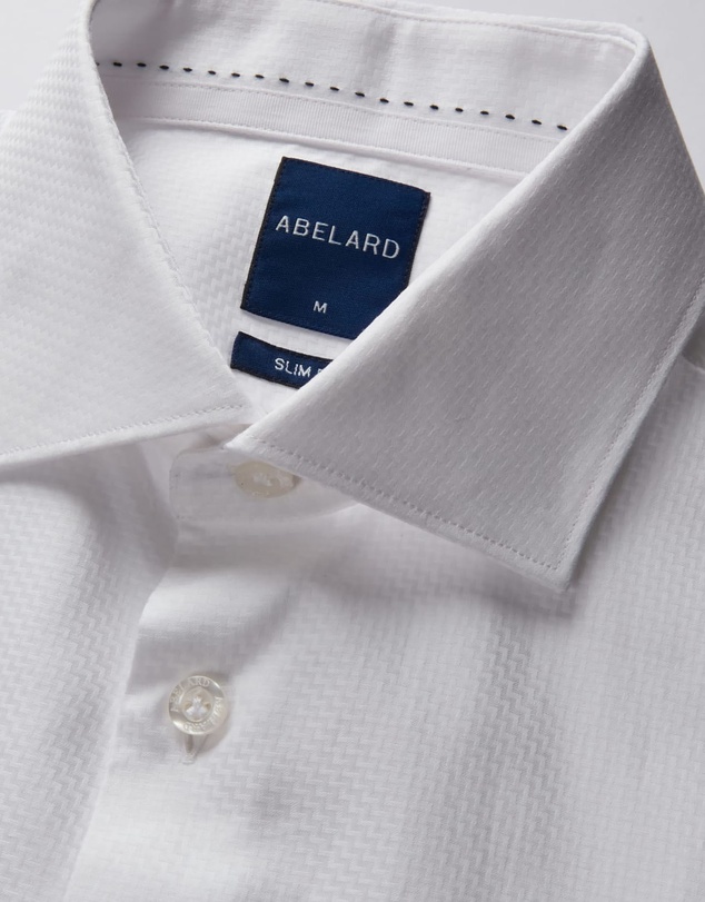 Abelard - Zengi Zig-Zag Twill Slim Fit Shirt