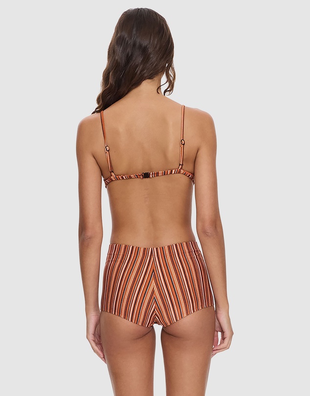 Thrills - Aftersun Stripe Boyleg Bikini Bottom
