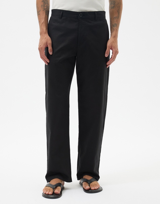 AERE - Tailored Relaxed Linen Blend Pants