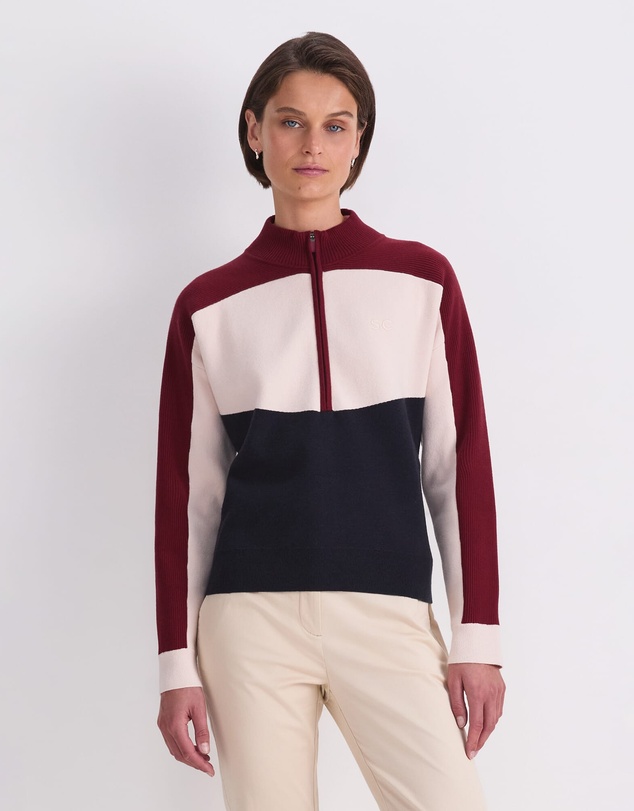Sportscraft - Club Sport Half Zip Knit