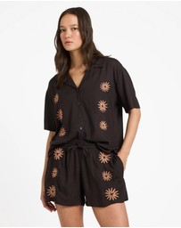 Volcom - Womens Florez Elastic Waist Shorts