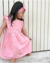 Purebaby - Broderie Dress -Kids-Babies