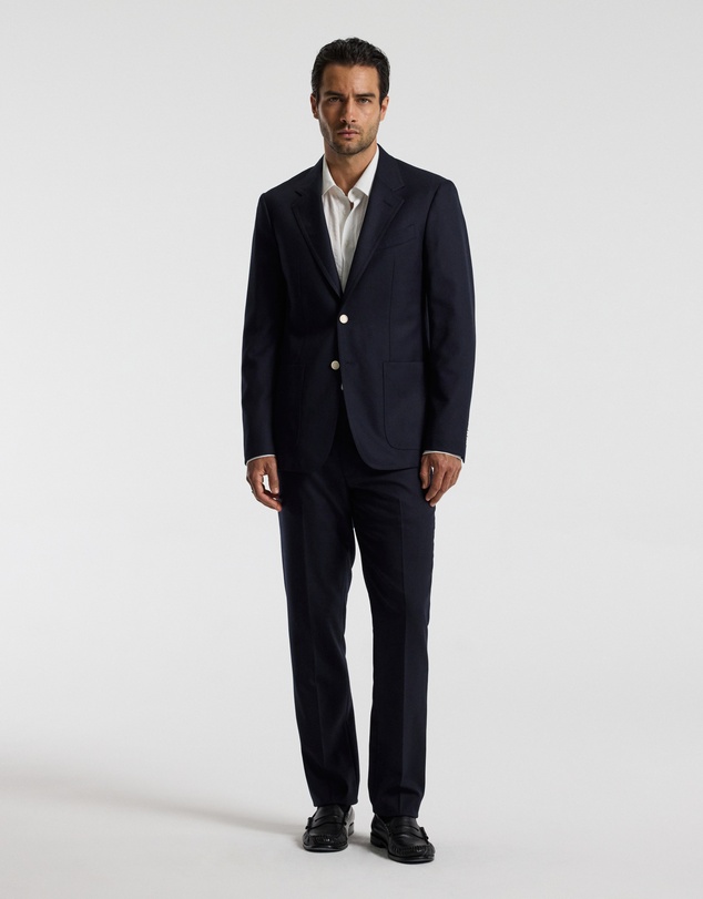 Calibre - Tailored Wool Blazer Navy