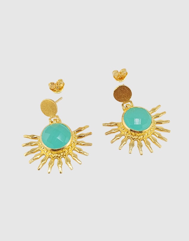 Izoa - Claire Fan Earrings