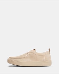 Tommy Hilfiger - Modern Light Suede Moc Toe Shoes - Men's
