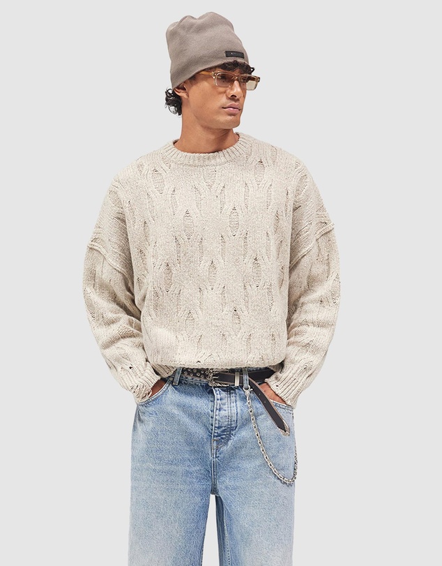 Represent - Distress Knit Sweater