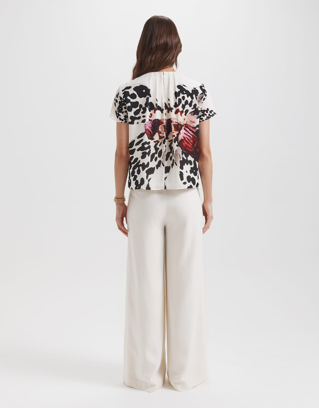 SABA - Fiora Silk Short Sleeve Top