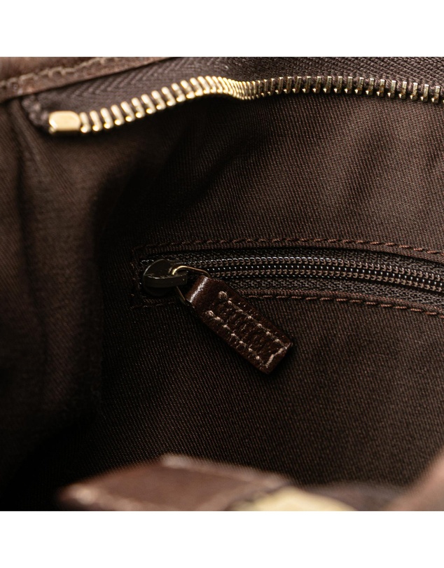 Gucci - Pre-Loved GG Canvas Abbey D Ring Crossbody