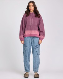 ONE TEASPOON - Smiley Batwing Hoody - Pink