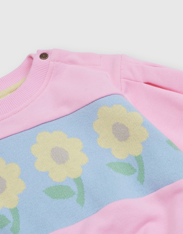 Goldie + Ace - Little Daisies Sweater - Babies-Kids