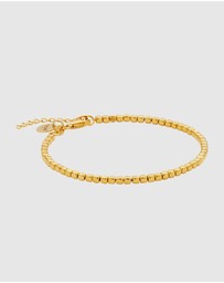 Najo - Quadrille Yellow Gold Bracelet (18.5cm+ext)