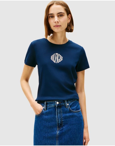 Tommy Hilfiger - Varsity Logo Crew Neck T-Shirt