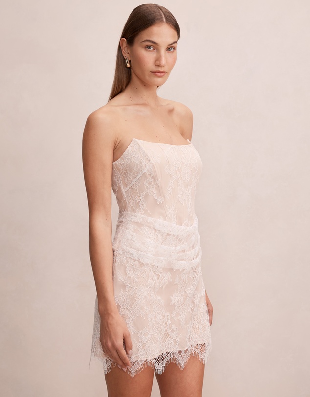 Forever New - Brenna Corset Lace Mini Dress