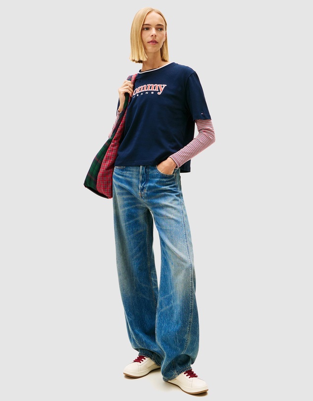 Tommy Jeans - Boxy Tommy Applique Shortsleeve Tee