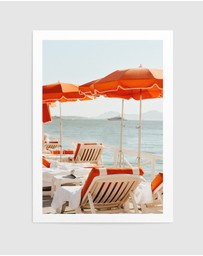 Olive et Oriel - Antibes May, 1972 I Art Print