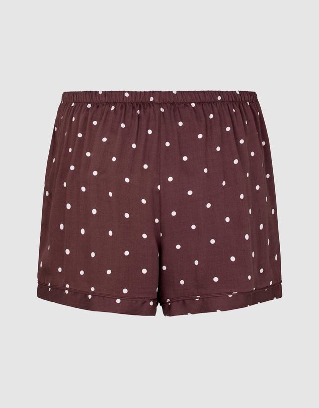 Hunkemoller - Satin Print Sleep Shorts