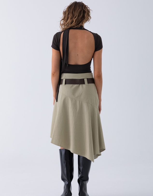 Style Addict - Ayla Scarf Wrap Top