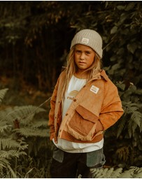 Banabae - Rad Kid Cord Collared Bomber Jacket