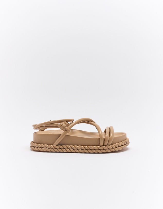 Goldie The Label - Stone Leather Sandal