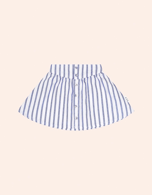 Huxbaby - Ocean Stripe Yoke Skirt - ICONIC EXCLUSIVE - Babies-Teens