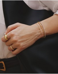Ania Haie - Gold Sparkle Bezel Bracelet