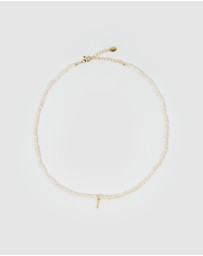 Miz Casa and Co - Pearl Letter I Necklace