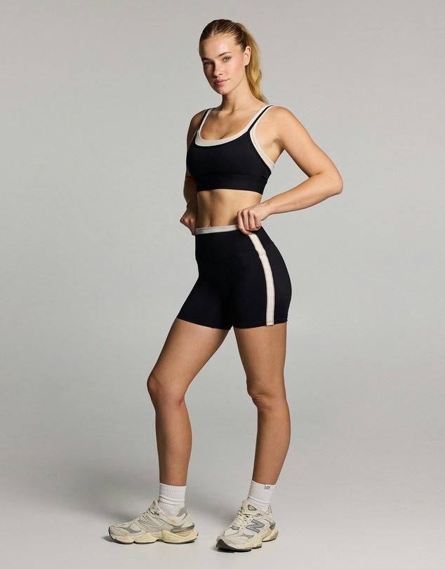 Rockwear - Blocked Mid Thigh Bike Shorts