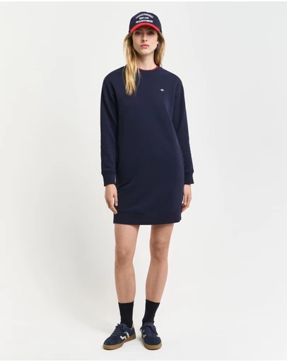 Gant - Shield Crew Neck Sweat Dress
