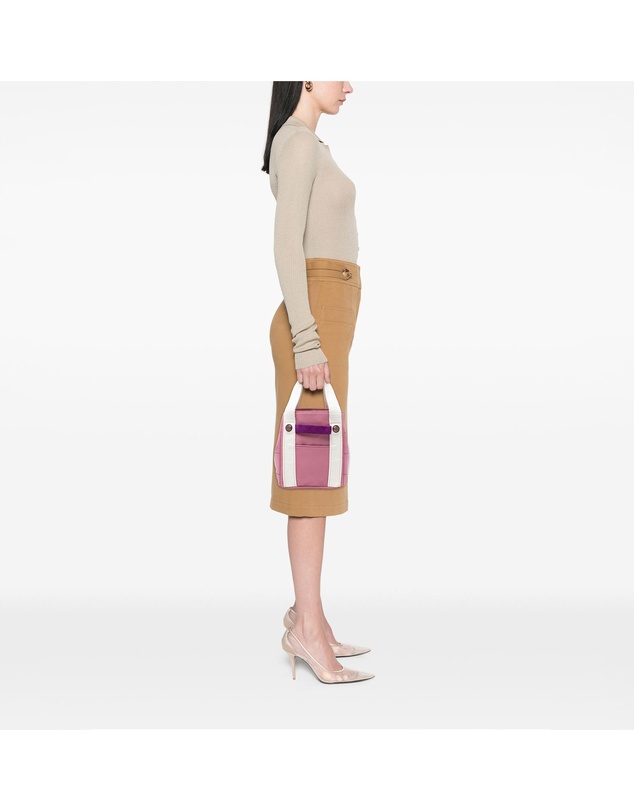 Pre-Loved by Azura Reborn - Pre-Loved Canvas Square Stitch Tote
