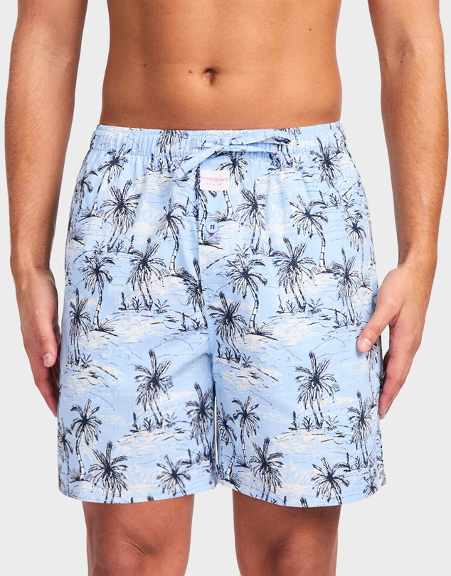 Mitch Dowd - Mitchdowd Sketchy Palms Cotton Sleep Shorts 2 Pack