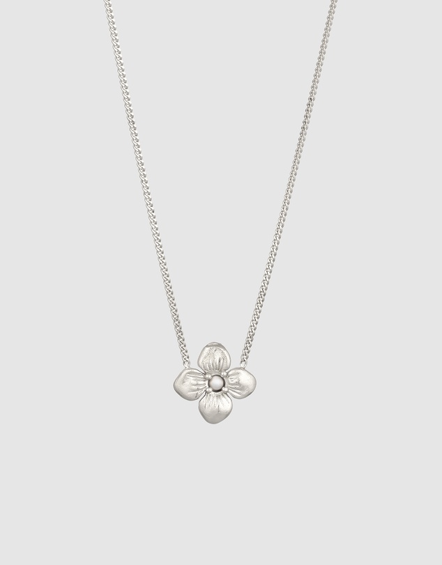Elli Jewelry - Necklace Pearl Flower 925 Sterling Silver