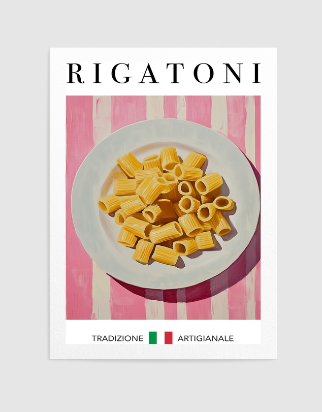 Olive et Oriel - Rigatoni by Andreas Magnusson Art Print