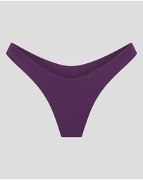 Vacay Swimwear - Positano Bottom Plum