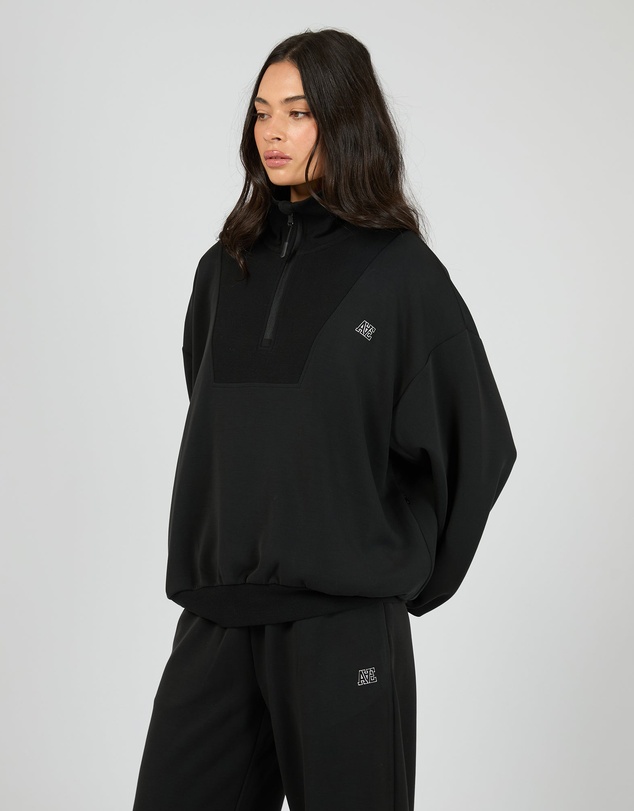 All About Eve - Luxe Active 1/4 Zip Black