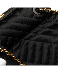 Pre-Loved by Azura Reborn - Pre-Loved Mini Square Diagonal Quilted Satin Single Flap