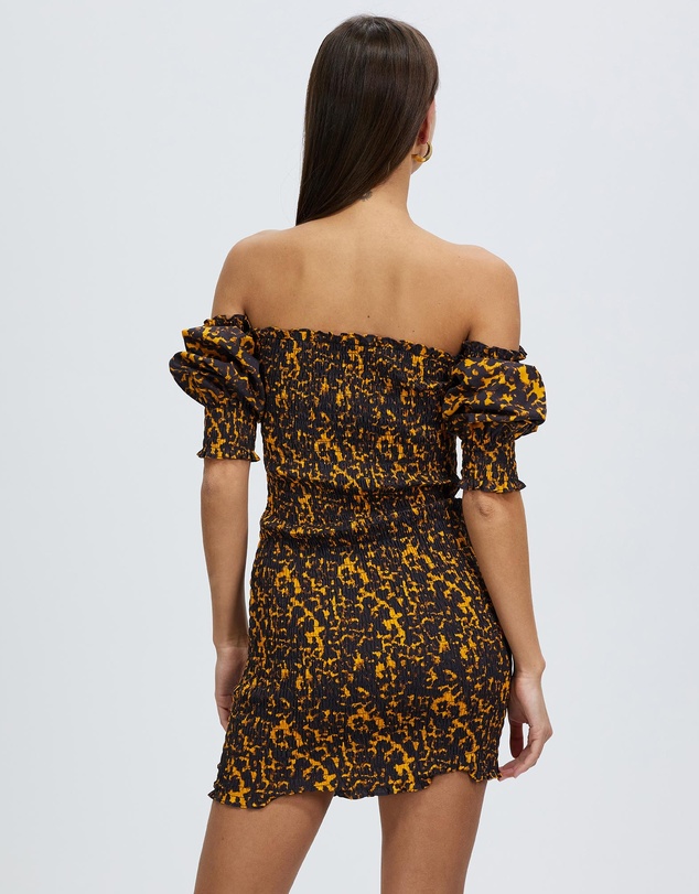 Third Form - Blur Out Off Shoulder Dress
