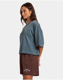 Roxy - Womens All Day Elastic Waist Shorts