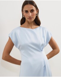 Atmos&Here - Rylee Boat Neck Midi Dress