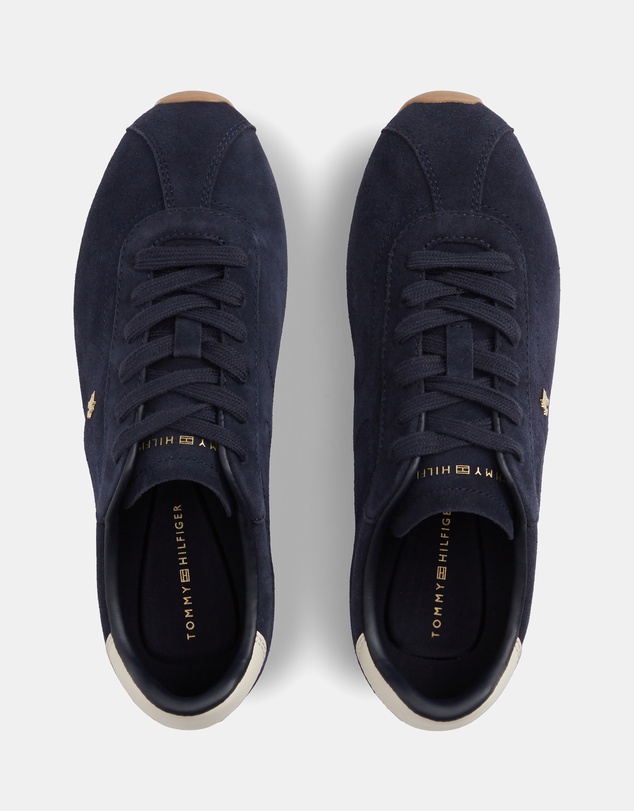 Tommy Hilfiger - TH Bella Low Runner Suede Sneakers - Women's
