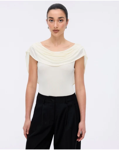 Minima Esenciales - Laramie Draped Bodysuit