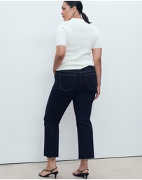 M.N.G - Sienna Flared Cropped Jeans