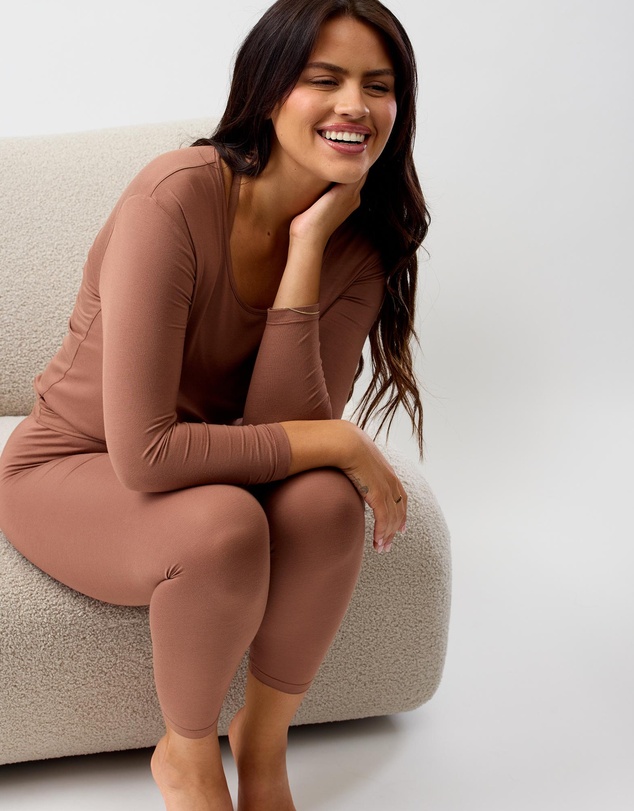 Hush Hush - Modal Thermal Long Sleeve Top