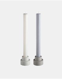 porter green - flipp sml silicone unbreakable candle holder set