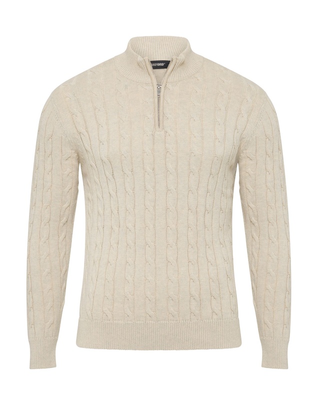 Oxford - Marlon Zip Neck Cable